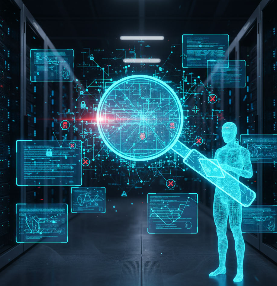 Icono de auditoría de redes