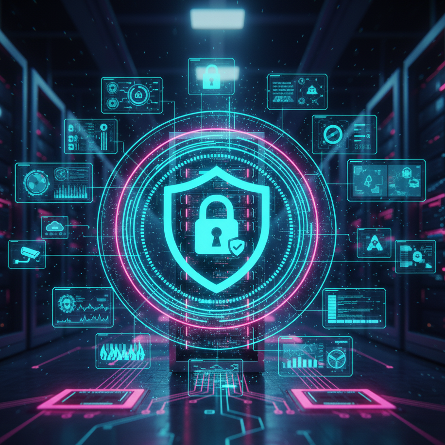 Icono de seguridad avanzada